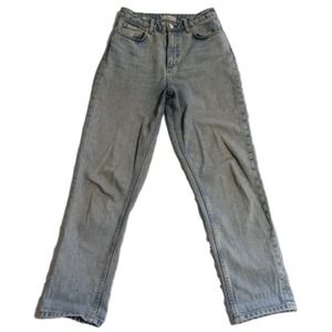 Amendi‎ Rosie Light Me Up Womens 28x28 High Rise Straight Leg Jeans Light Wash